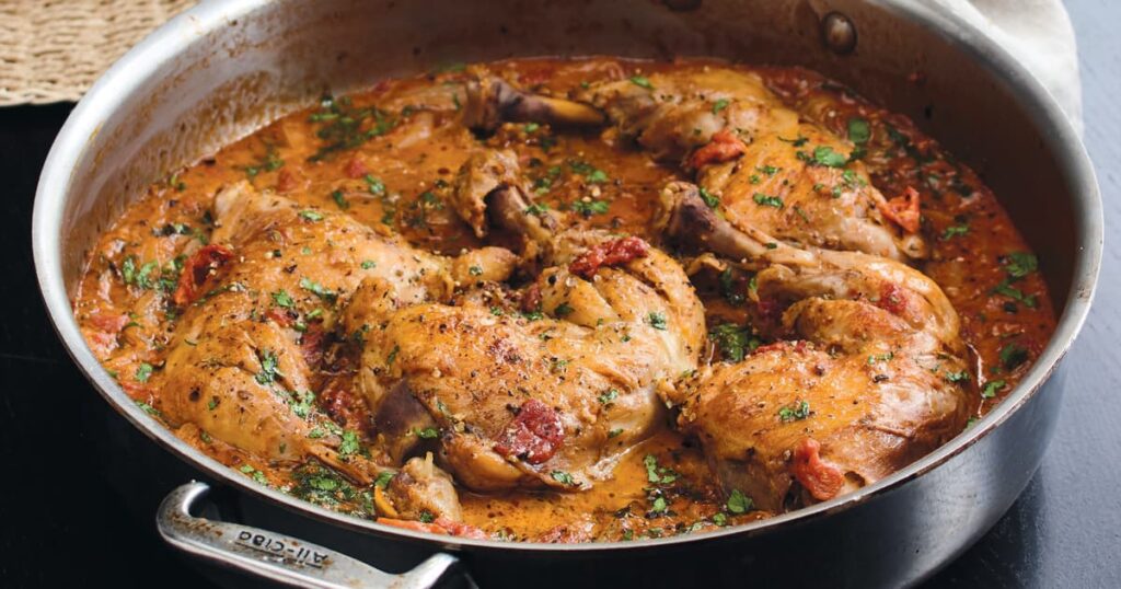 la recette de cuisse de poulet